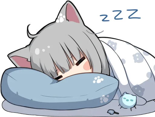 A sleepy cat from the internet